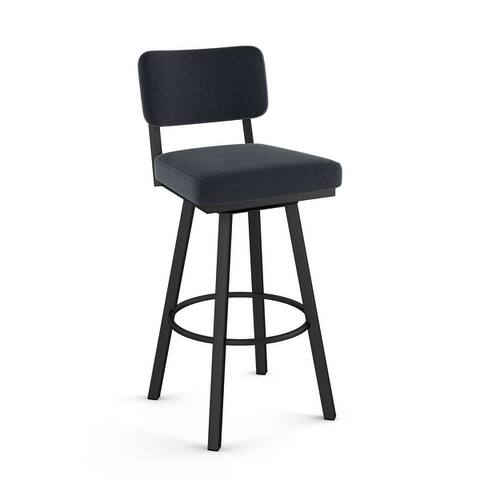 Amisco Alek Swivel Counter and Bar Stool