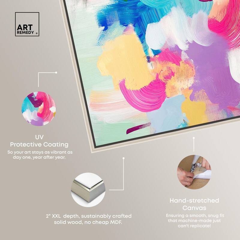 Pigment Play II Canvas by Art Remedy