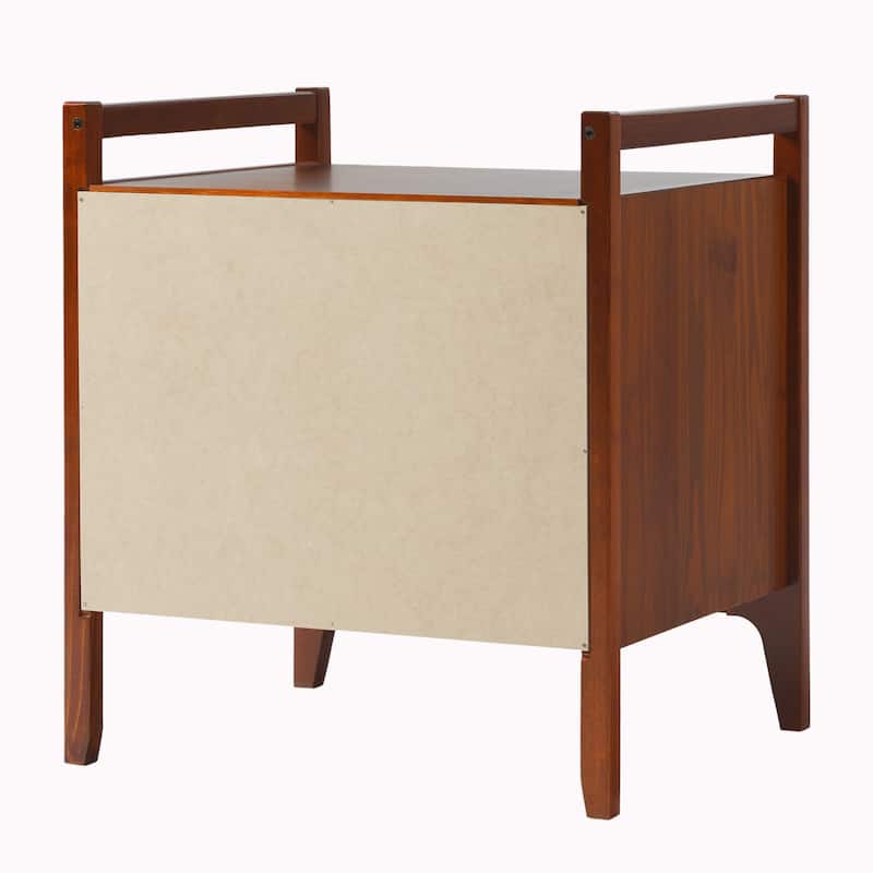 Middlebrook Designs MidCentury Modern Solid Wood Nightstand On Sale