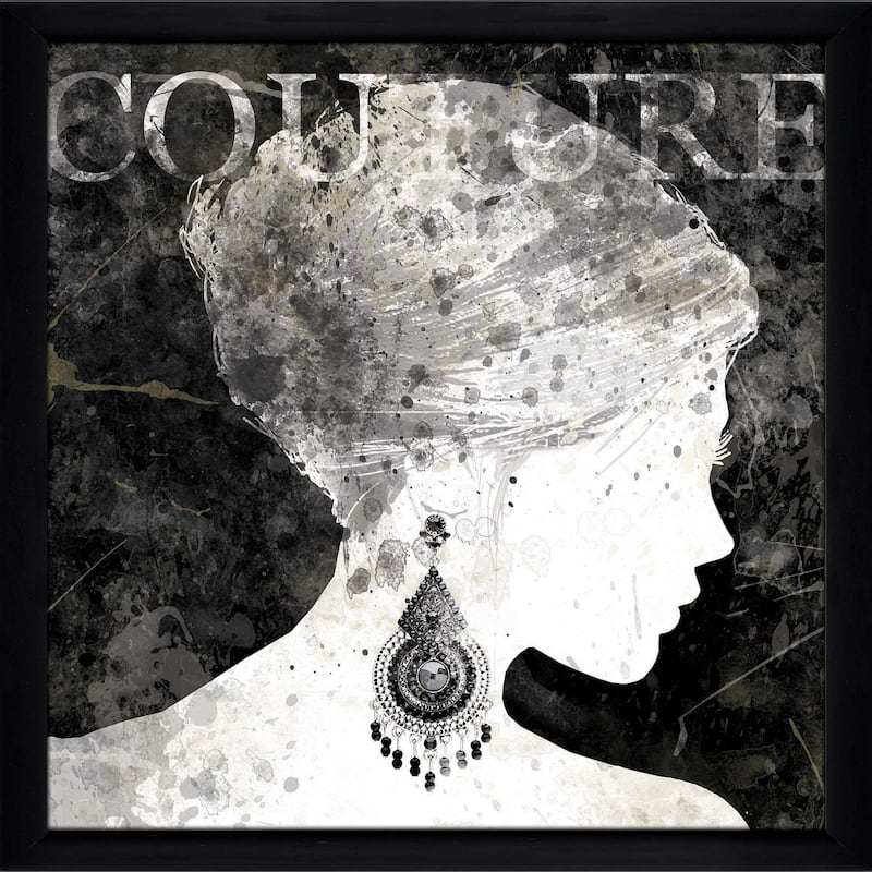 "Fashion Silhouette I" by Carol Robinson Print on Acrylic