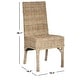 preview thumbnail 12 of 10, SAFAVIEH Dining Rural Woven Beacon Unfinished Natural Wicker Dining Chairs (Set of 2) - 18.5" x 18.5" x 38.1"