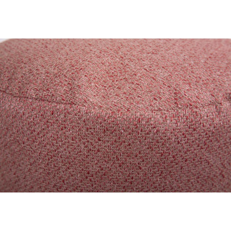 Allan Andrews Round Foot Pouf Panama Rose
