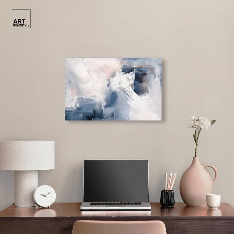 Blue Rapture II Canvas by Art Remedy, Gallery Wrapped