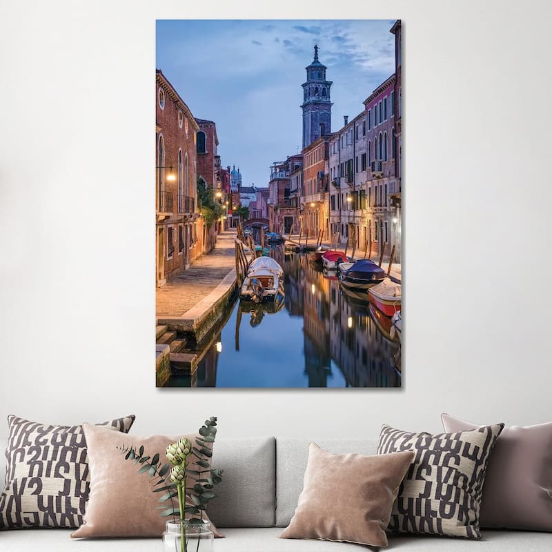 iCanvas "Rio Di San Barnaba, Dorsoduro, Venice, Italy" by Jan Becke Canvas Print