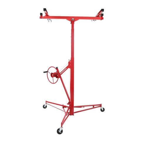 16 FT Drywall Lift, Portable Sheetrock Lift Rolling Panel Hoist Jack Lifter - N/A