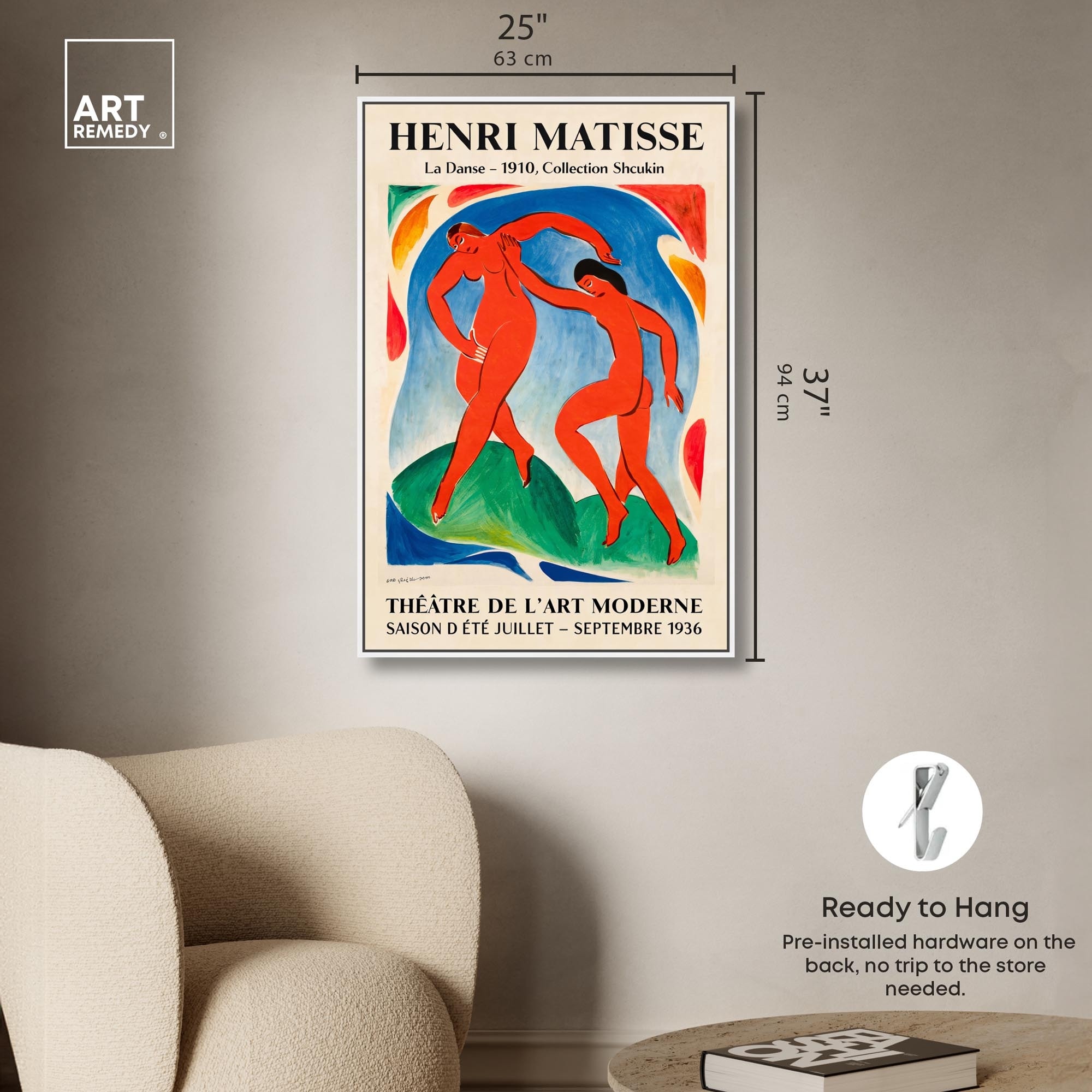 Dance by Henri Matisse Canvas by Art Remedy - Overstock - 42958783