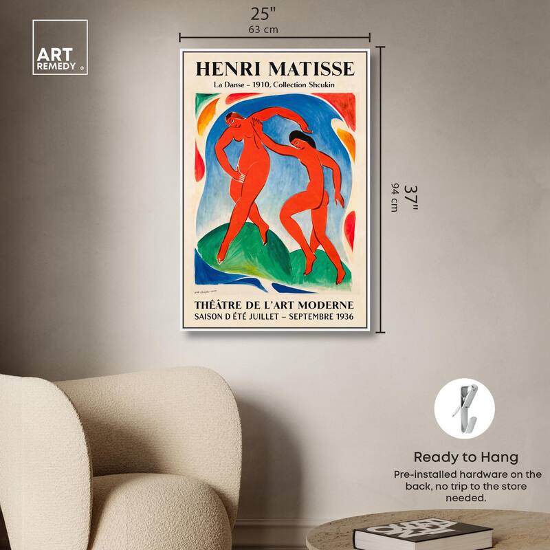 Dance by Henri Matisse Canvas by Art Remedy