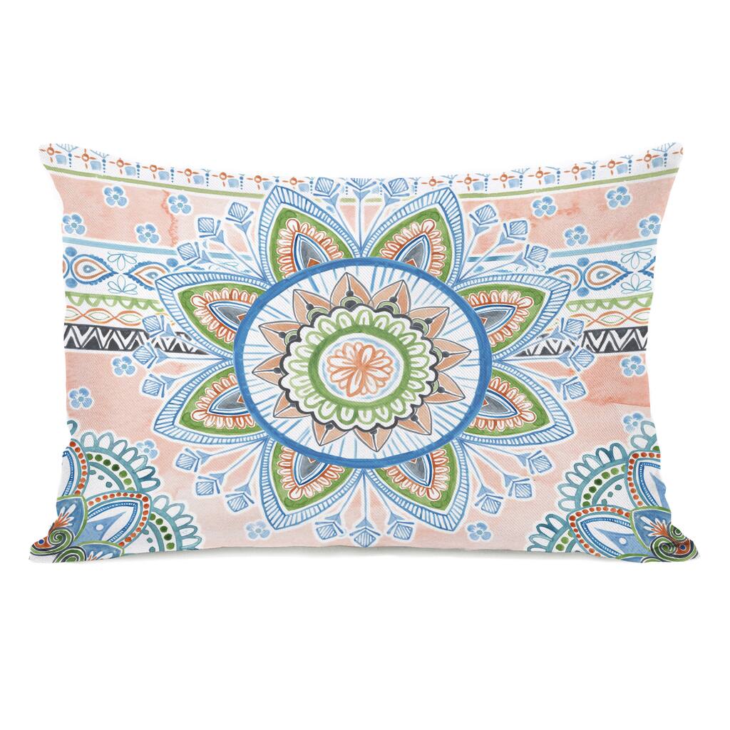 Floral Summer - Lumbar Pillow by Melissa Wang