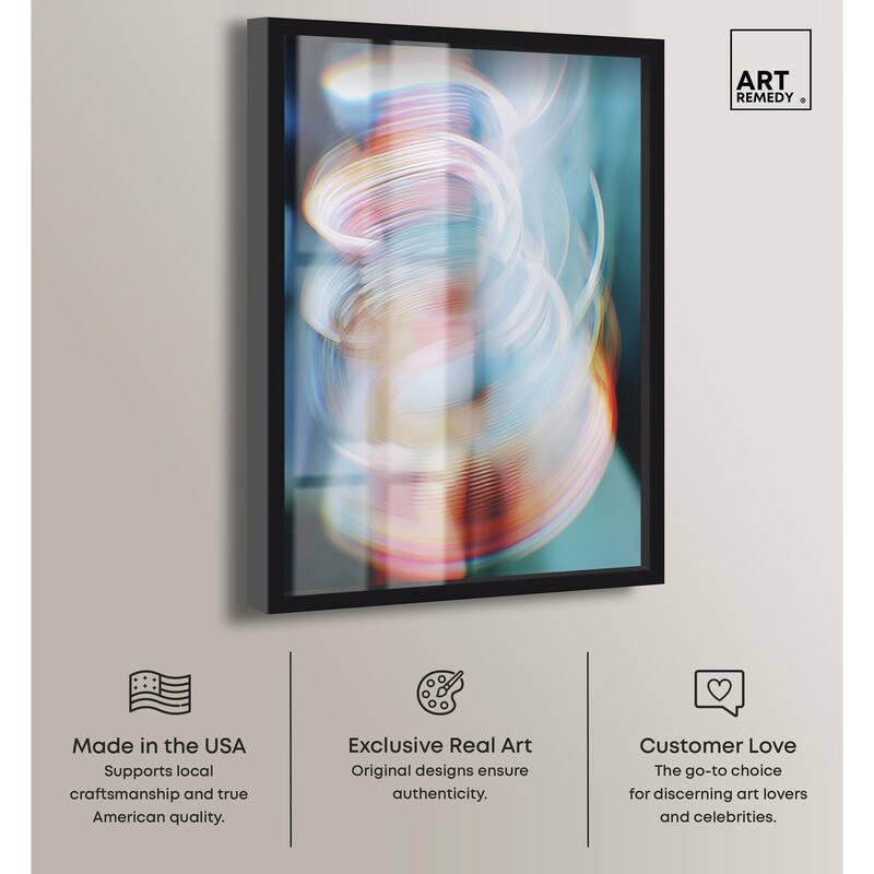 Swirling Light II Shadowbox by Art Remedy