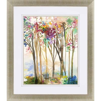 Sunny Path III Framed Art Giclee Under Glass - Multi-Color