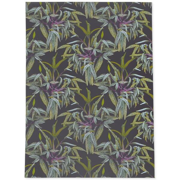 SILVER SQUILL DARK PURPLE Outdoor Rug By Becky Bailey Bed Bath