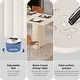 preview thumbnail 6 of 8, Moasis Modern Large Dining Table 6-8 People for Kitchen and Dining Room Creamy White