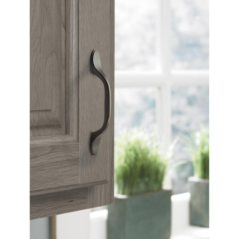 Ravino 3 in (76 mm) Center-to-Center Oil Rubbed Bronze Cabinet Pull