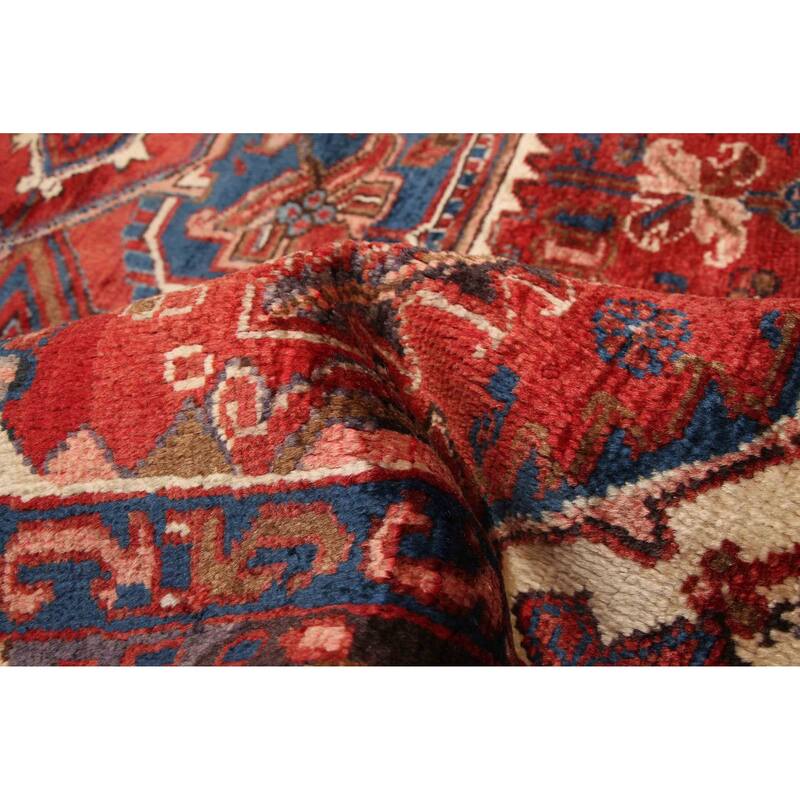 ECARPETGALLERY Hand-knotted Sarabi Red Wool Rug - 7'5 x 8'11