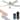 52 Inches Nickle Flush Mount Ceiling Fan with Light,3 Color Temperature LED,Reversible DC Motor - 52 Inches