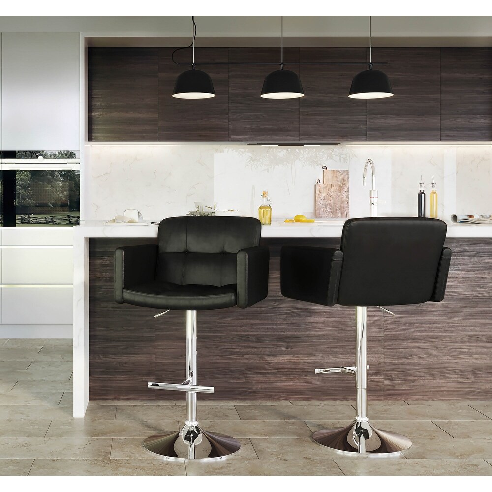 Strick & bolton lega deals modern adjustable swivel barstool