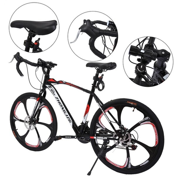 21 Speed Shifting System Road Bike Frame 700C Wheel Adult