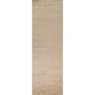 Gabbeh Kashkoli Oriental Wool Runner Rug Hand-knotted Hallway Carpet - 2'8" x 9'7"