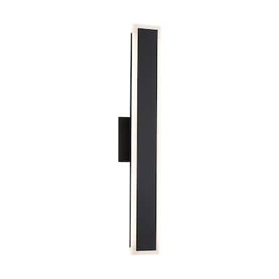 Golden Lighting 4074-OWL24 Obsidian 24" Tall Outdoor Wall Sconce