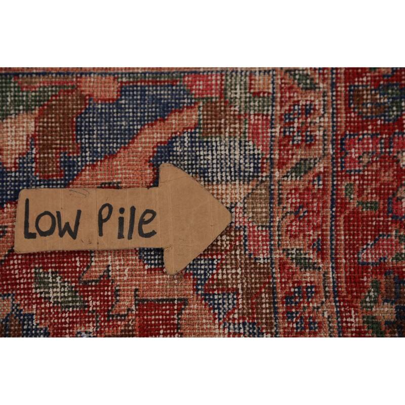 Red Floral Lilian Persian Rug Handmade Wool Carpet - 4'0" x 7'1"