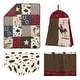 preview thumbnail 2 of 4, Sweet Jojo Designs Wild West Cowboy 4-piece Bumperless Crib Bedding Set