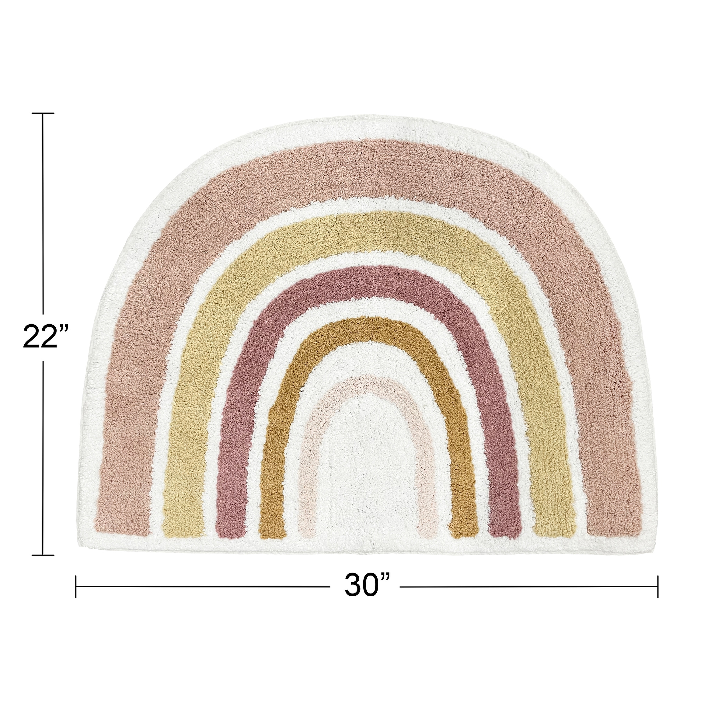 Boho Rainbow Collection Accent Floor Rug (2'5