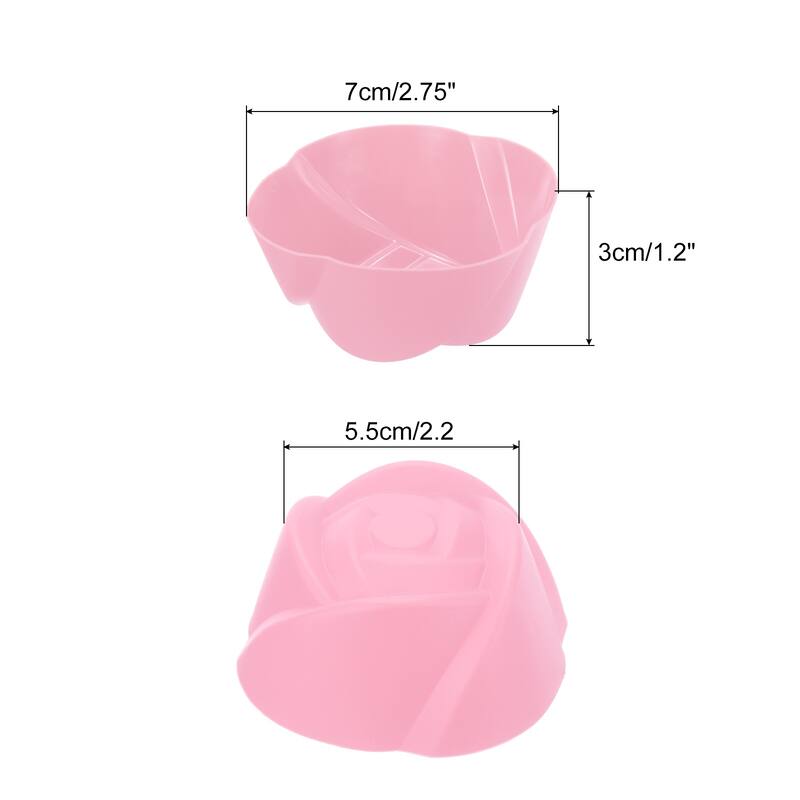 Reusable Muffins Cups Silicone Cupcake Liners Baking Cup - Pink