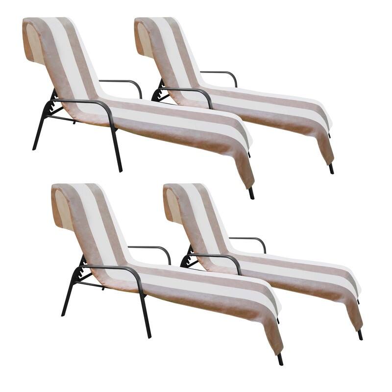 Superior Cabana Cotton Towel/ Chaise Lounge Chair Cover