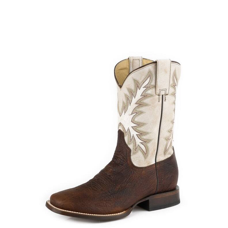 Stetson Western Boots Mens Leather 11" Cole Brown 12-020-8911-4088 BR