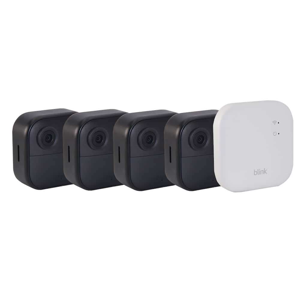 Blink Outdoor 4 XR Wireless Security Camer, 400 Feet of Extended Range (Sync Module XR included) - 4 Cameras