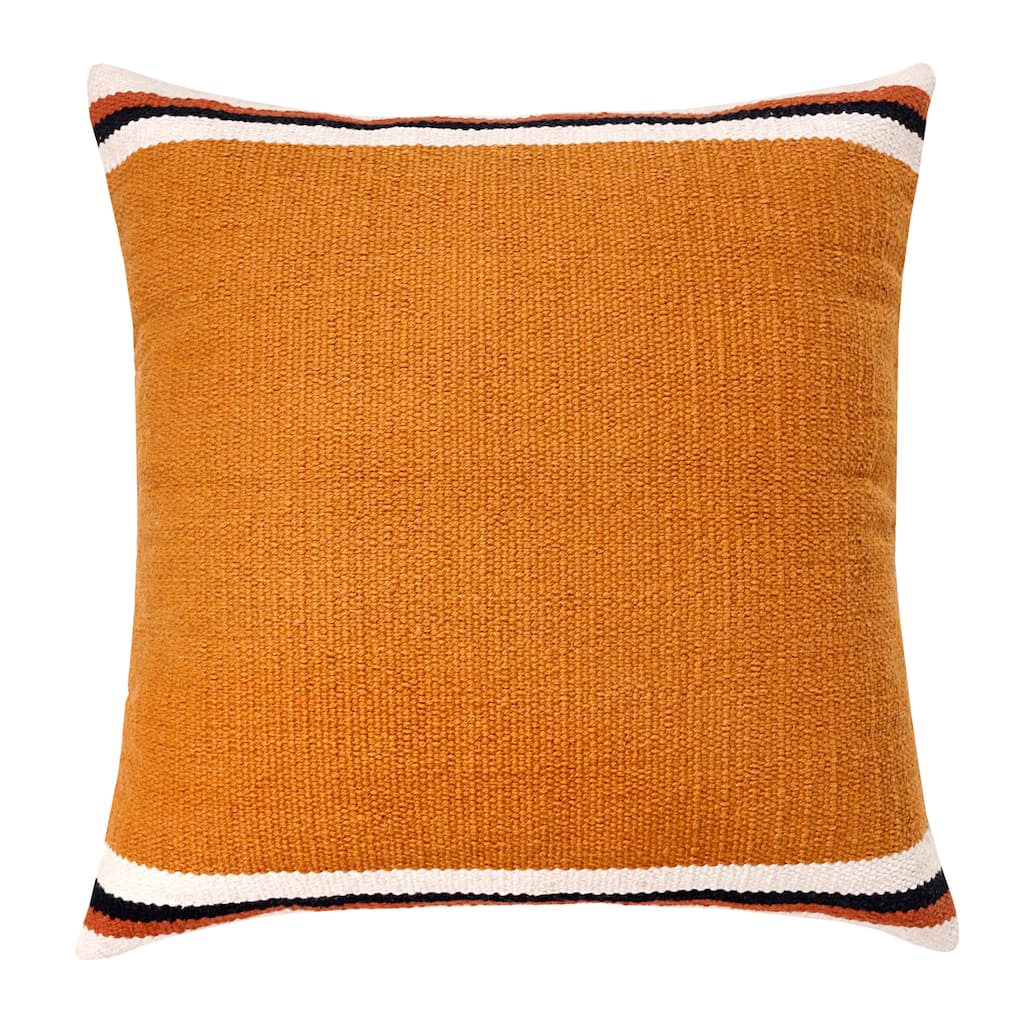 Sevita Southwestern Bordered Stripe Throw Pillow