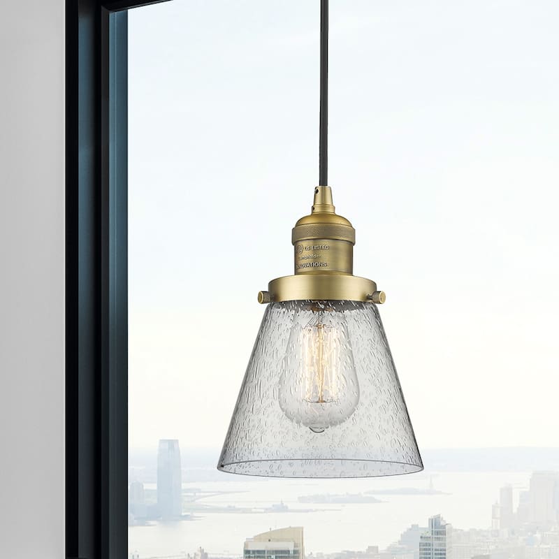 Innovations Lighting Franklin Restoration Cone - 1 Light 6" Cord Hung Mini Pendant
