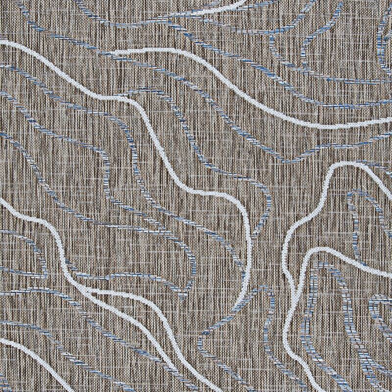 Grace Ruffle Taupe Indoor/ Outdoor Area Rug