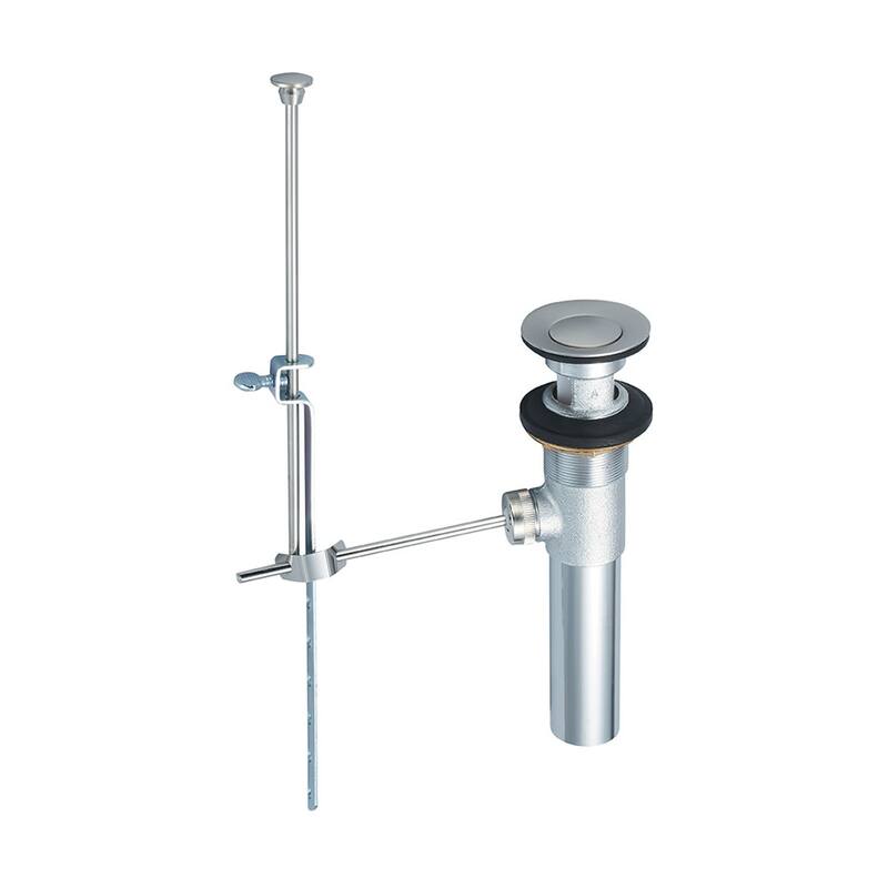 Olympia Faucets 1-1/4" Pop-Up Drain Assembly with Overflow - Brushed Nickel