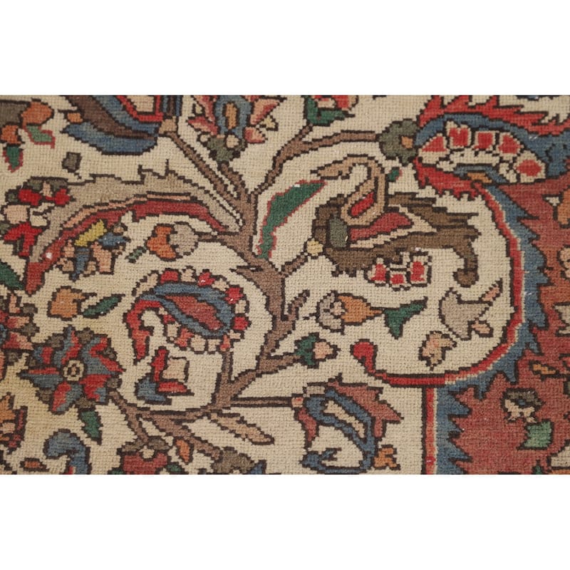 Bakhtiari Persian Antique Area Rug Handmade Wool Carpet - 6'11"x 10'0"