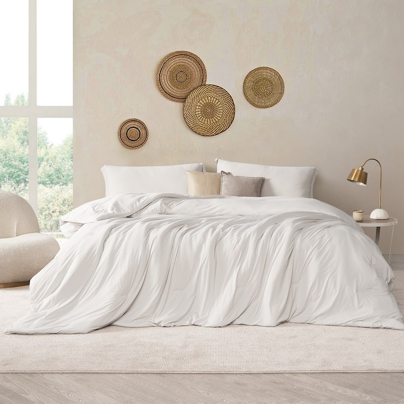 Cool It Boi® - Coma Inducer® Oversized Comforter Set - White Sand - King