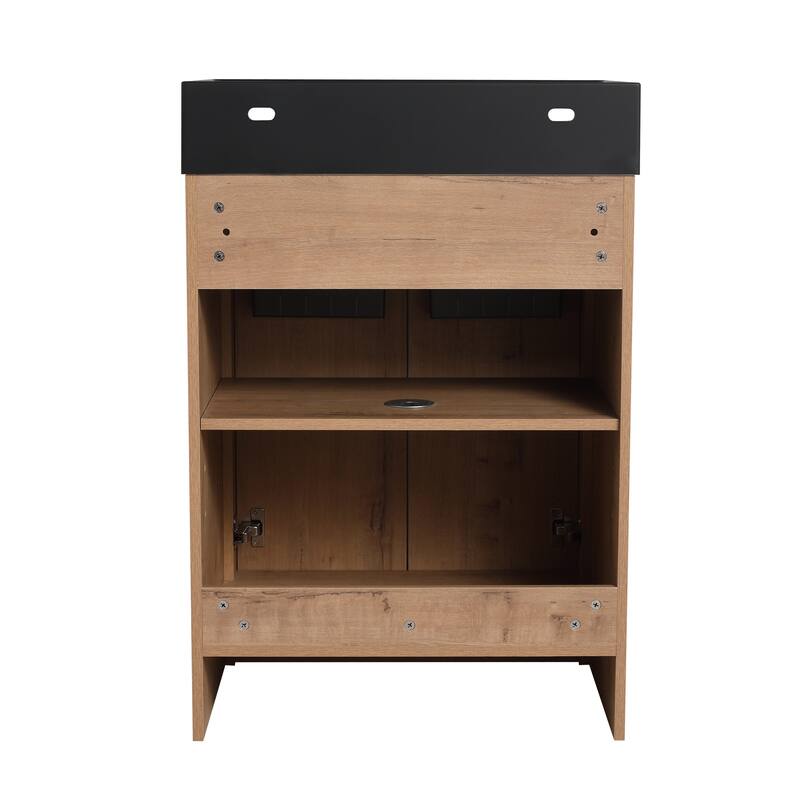 Beingnext 24"/30"/48"/60" Bathroom Vanity with Sink, Freestanding Bathroom Vanity with Soft Close Door