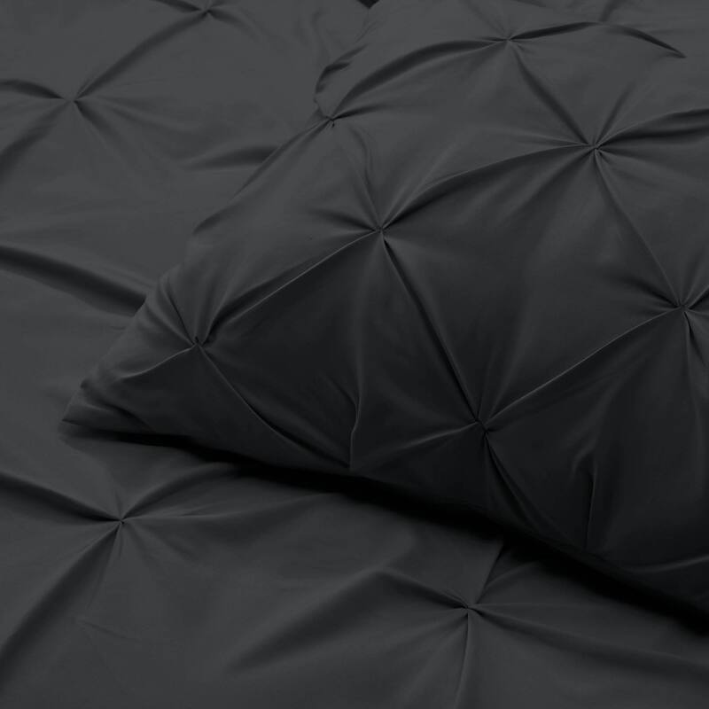 Nestl Pinch Pleat Down Alternative Ultra Soft Comforter Set