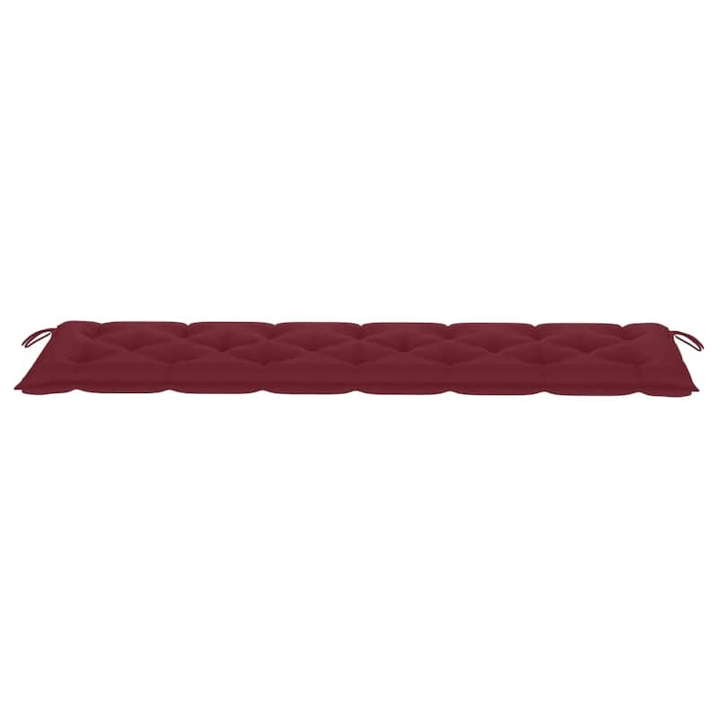 vidaXL Garden Bench Cushion Wine Red 78.7"x19.7"x 2.8" Fabric - 78.7"x19.7"x 2.8"