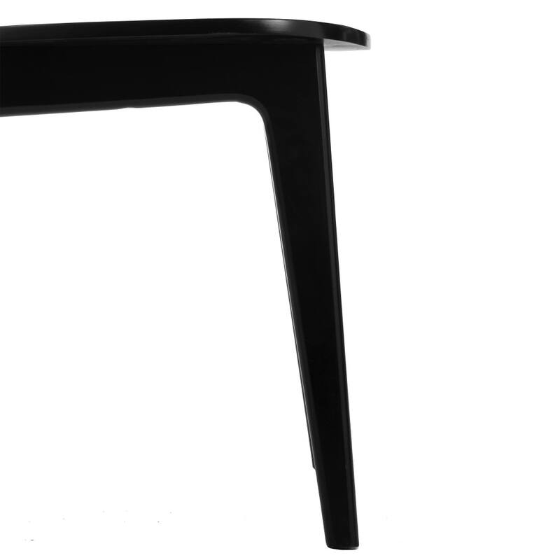 Set of 2 Commercial Solid Wood Dining Chair with Curved Backrest - 17.25"W x 20.75"D x 33.25"H