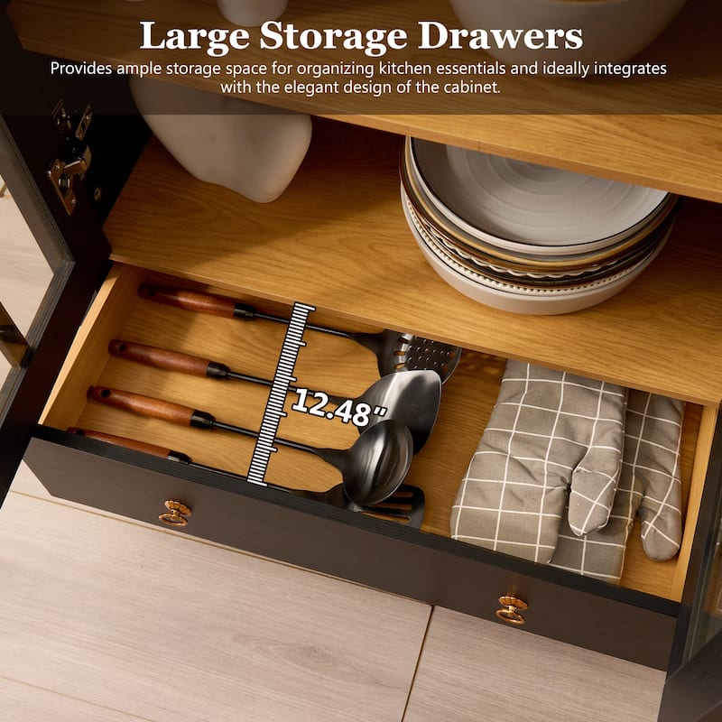 OVIOS Arched Motion-Sensor LED Light Drawer Bookshelves