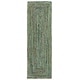preview thumbnail 20 of 147, SAFAVIEH Georgine Handmade Braided Bohemian Cotton Rug 2'3" x 8' Runner - Light Green/Sage