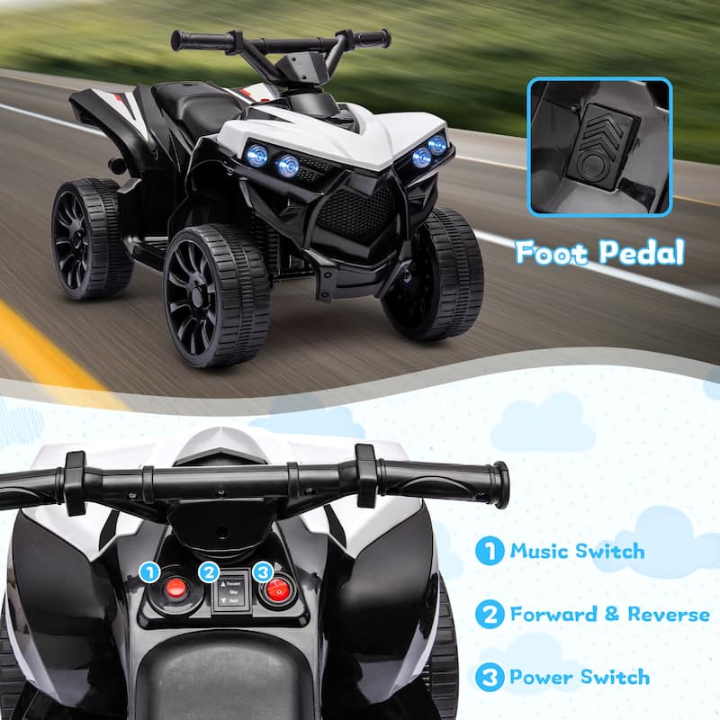4 Wheeler ATV, Wear-Resistant Wheels