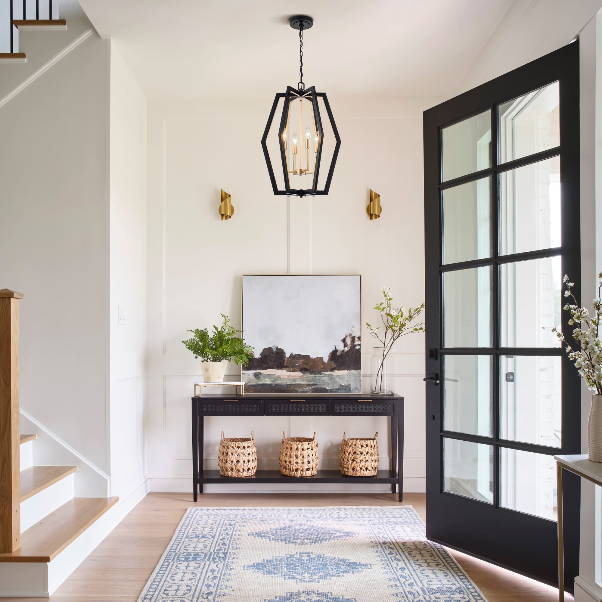 Geometric entryway light cheap