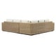 preview thumbnail 6 of 26, Poly & Bark Puglia Outdoor/Patio Corner Sectional Set with Coffee Table
