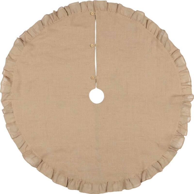 Jute Burlap Natural Tree Skirt