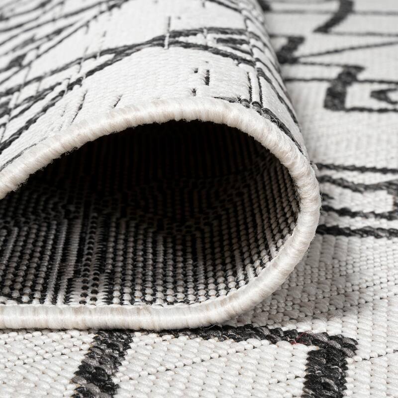 JONATHAN Y Nokat Tribal Bohemian Indoor/Outdoor Area Rug