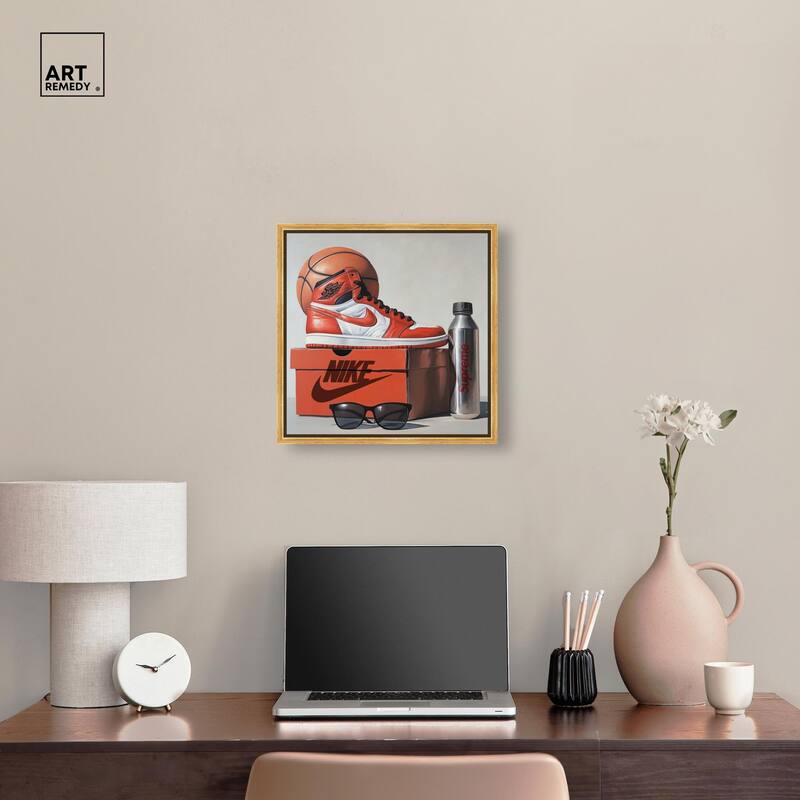 Basketball Practice Canvas by Art Remedy