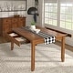 preview thumbnail 3 of 67, Elena Wood Rectangular Dining Table by iNSPIRE Q Classic