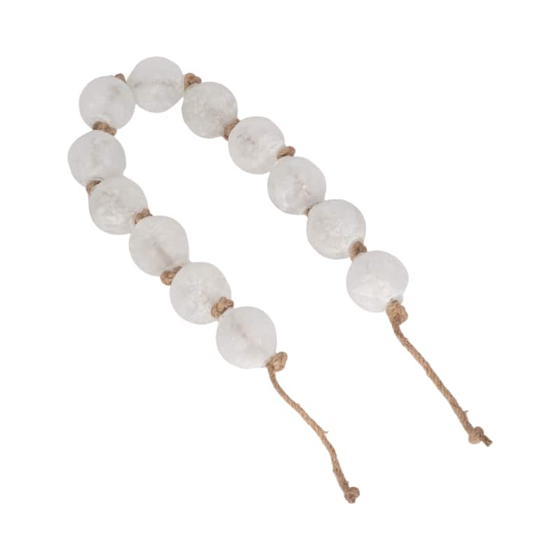 Decorative Glass Beaded Garland with Tassels - 48" - 48.0"